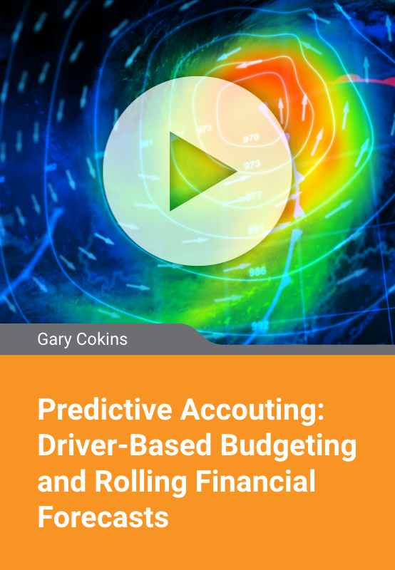 Predictive Accouting: Driver-Based Budgeting and Rolling Financial Forecasts