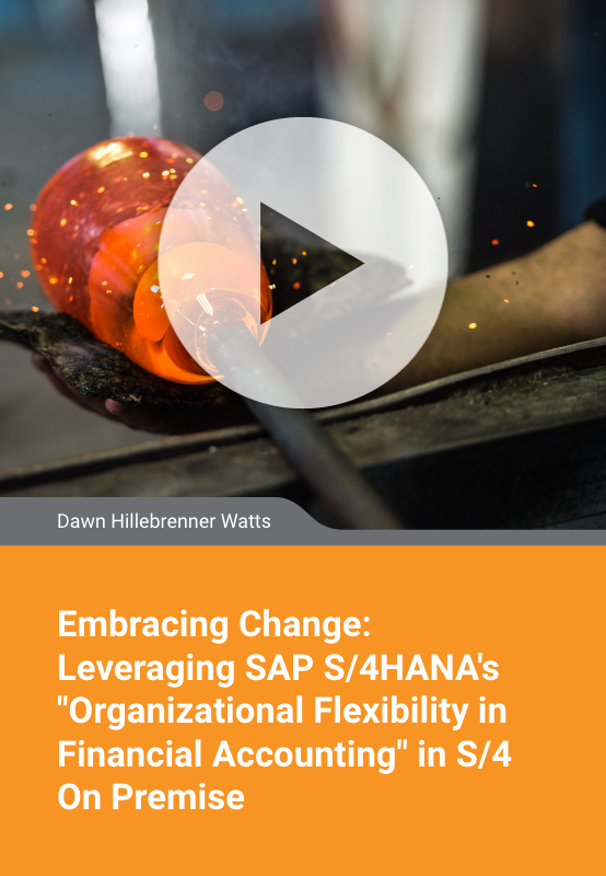 Embracing Change: Leveraging SAP S/4HANA's "Organizational Flexibility in Financial Accounting" in S/4 On Premise