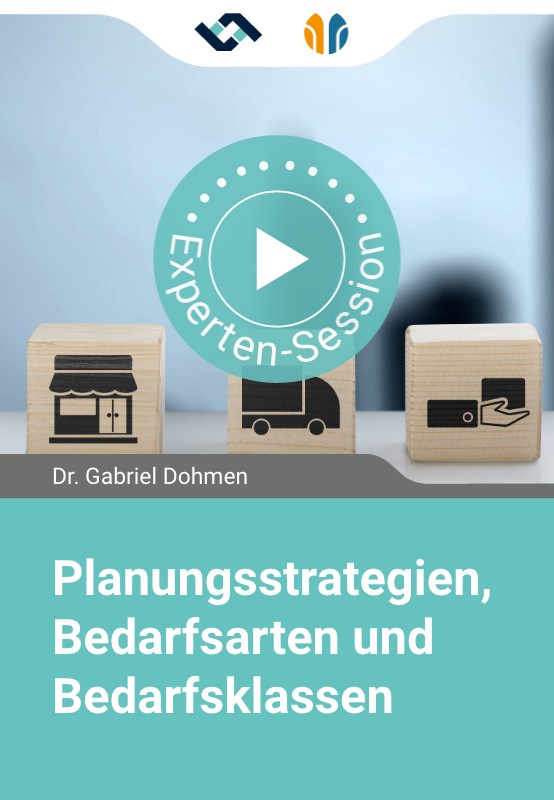 Planungsstrategien, Bedarfsarten und Bedarfsklassen