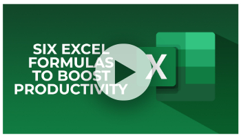 Six Excel Formulas to Boost Productivity