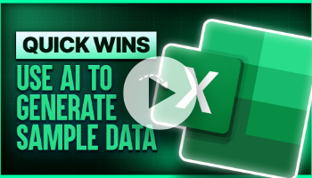 How to Use AI to Generate Sample Data for Excel